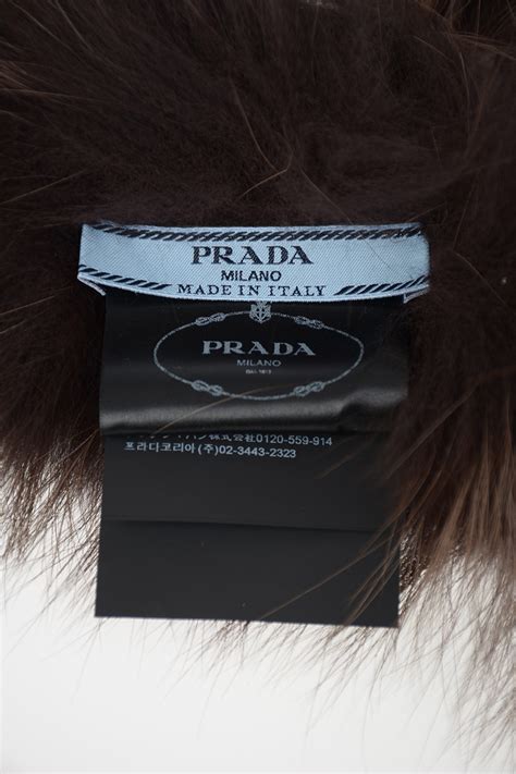 prada stola di volpe